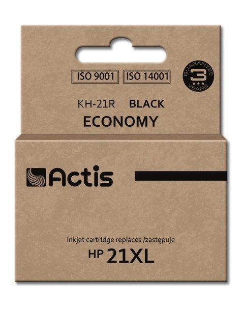 Actis KH-21R Tusz (zamiennik HP 21XL C9351A; Standard; 20 ml; czarny) ACTIS