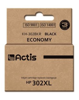 Actis KH-302BKR Tusz (zamiennik HP 302XL F6U68AE; Premium; 15 ml; czarny) ACTIS