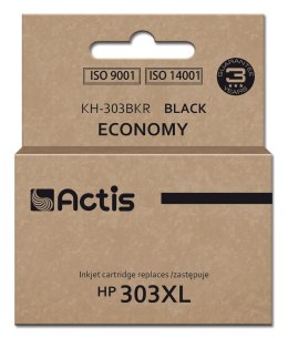 Actis KH-303BKR Tusz (zamiennik HP 303XL T6N04AE; Premium; 20ml; 600 stron; czarny) ACTIS