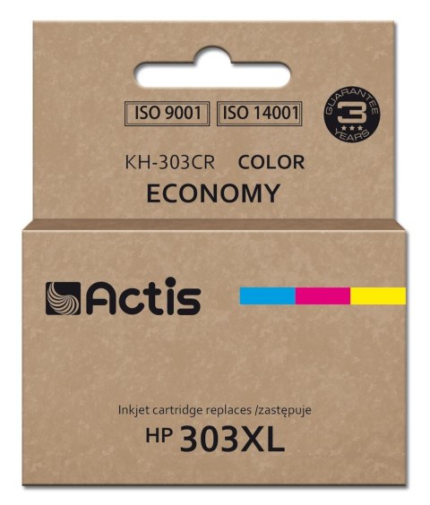 Actis KH-303CR Tusz (zamiennik HP 303XL T6N03AE; Premium; 18ml; 415 stron; kolorowy) ACTIS