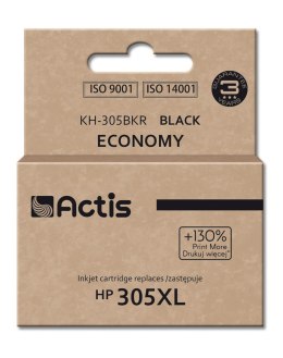 Actis KH-305BKR Tusz do drukarki HP; Zamiennik HP 305XL 3YM62AE; Standard; 20 ml; czarny ACTIS