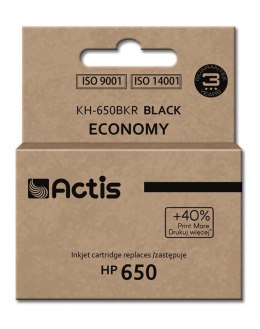 Actis KH-650BKR Tusz (zamiennik HP 650 CZ101AE; Standard; 15 ml; czarny) ACTIS