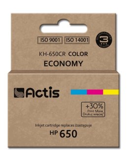 Actis KH-650CR Tusz (zamiennik HP 650 CZ102AE; Standard; 9 ml; kolor) ACTIS