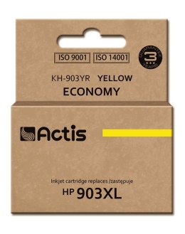 Actis KH-903YR Tusz (zamiennik HP 903XL T6M11AE; Standard; 12ml; żółty) - Nowy Chip ACTIS