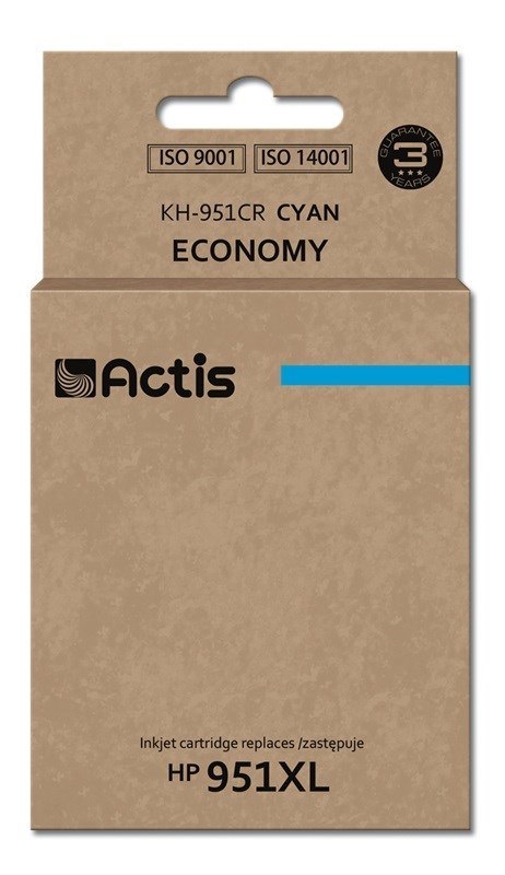 Actis KH-951CR Tusz (zamiennik HP 951XL CN046AE; Standard; 25 ml; niebieski) ACTIS