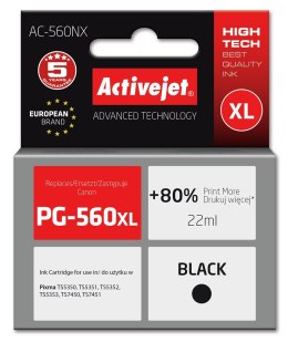 Activejet AC-560NX Tusz (zamiennik Canon PG-560XL; Supreme; 22 ml; czarny) Activejet