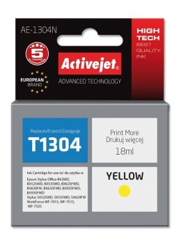 Activejet AE-1304N Tusz (zamiennik Epson T1304; Supreme; 18 ml; żółty) Activejet