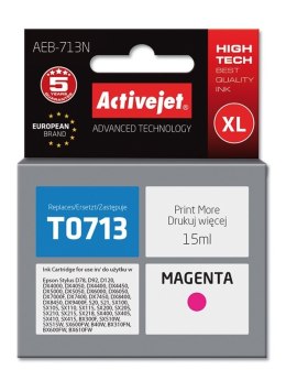 Activejet AEB-713N Tusz (zamiennik Epson T0713, T0893, T1003; Supreme; 15 ml; czerwony) Activejet