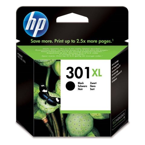 Tusz HP czarny HP 301XL, HP301XL=CH563EE, 480 str.,8 ml Hewlett-Packard