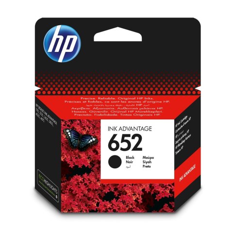 Tusz HP czarny HP 652, HP652=F6V25AE, 360 str. Hewlett-Packard