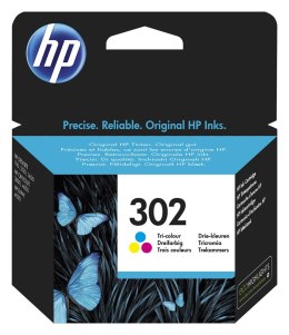 Tusz HP kolor HP 302, HP302=F6U65AE, 165 str.,4 ml Hewlett-Packard