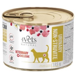 4VETS Natural Urinary No Struvit Cat - mokra karma dla kota - 185 g 4vets