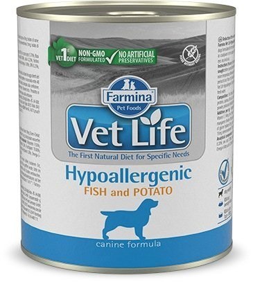 FARMINA Vet Life Hypoallergenic Fish & Potato Canine - mokra karma dla psa - 300g Farmina