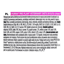 PURINA PRO PLAN VETERINARY DIETS UR ST/OX Turkey Urinary Formula Cat - mokra karma dla kota - 195 g PURINA NESTLE