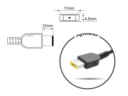 MITSU ZASILACZ 20V 4.5A (PROSTOKĄTNY 11.0X4.5 PIN - YOGA) - LENOVO MITSU