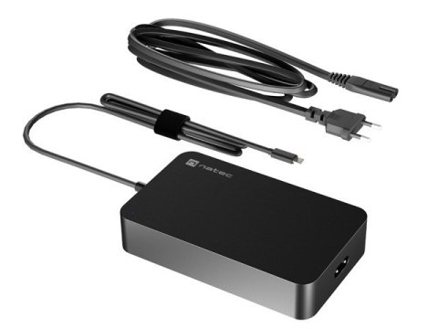 NATEC ZASILACZ ŁADOWARKA GRAYLING USB-C 90W DO LAPTOPÓW, TABLETÓW, TELEFONÓW NZU-2035 NATEC