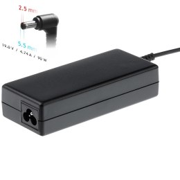 Zasilacz sieciowy Akyga AK-ND-10 do notebooka Acer, Asus, DELL, Lenovo, Toshiba (19 V; 4,74 A; 90W; 5.5 mm x 2.5 mm) Akyga