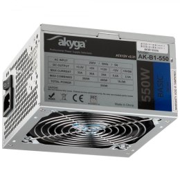 Zasilacz Akyga Basic AK-B1-550 (550 W; Pasywne; 120 mm) Akyga