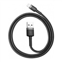 BASEUS KABEL LIGHTNING USB 2,4A 1M SZARO-CZARNY Baseus