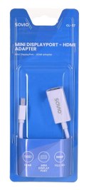 Adapter SAVIO cl-57 (Mini DisplayPort M - HDMI F; 0,10m; kolor biały) SAVIO