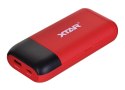 XTAR ŁADOWARKA/POWERBANK DO AKUMULATORÓW CYLINDRYCZNYCH LI-ION 18650/20700/21700 CZERWONY PB2S XTAR