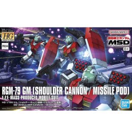 HG 1/144 RGM-79 GM[SHOULDER CANNON/MISSILE POD] BANDAI