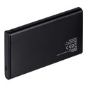 Obudowa GEMBIRD EE2-U2S-5 (2.5"; USB 2.0; Aluminium; kolor czarny) GEMBIRD