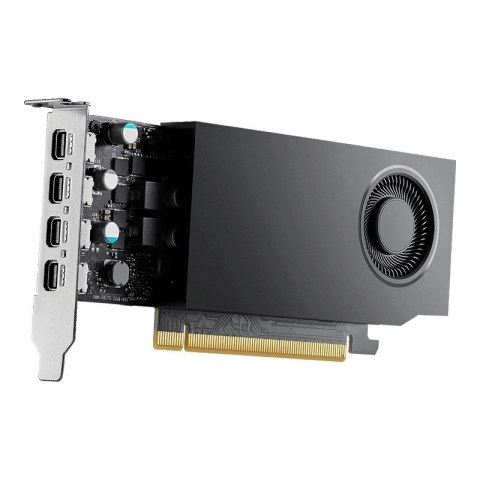 PNY NVIDIA A400 4GB GDDR6 64-bit, Low Profile, PCIe 4.0 x8, Single slot, 4 x Mini DisplayPort 1.4a, 50W, LP bracket, 4 x mDP to  PNY Technologies