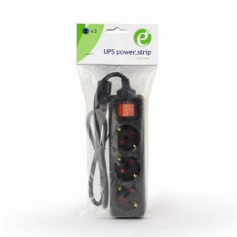 ENERGENIE LISTWA ZASILAJĄCA DO UPS C14, 3X SCHUKO, 16A, CABLE 0.6M ENERGENIE