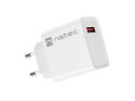 NATEC ŁADOWARKA SIECIOWA RIBERA USB-A 18W BIAŁA NUC-2057 NATEC