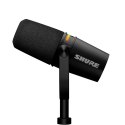 Shure MV7+-K-BNDL - Mikrofon lektorski/wokalny ze złączem XLR/USB-C Czarny + statyw biurkowy GATOR SHURE