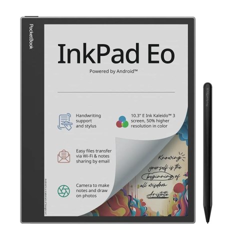 Ebook PocketBook InkPad Eo 10,3" E-Ink Kaleido 3 64GB WI-FI  Mist Gray POCKETBOOK