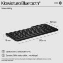 Klawiatura HP 460 Multi-Device Bluetooth Keyboard bezprzewodowa czarna 7N7B8AA Hewlett-Packard