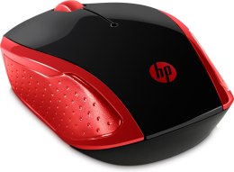 Mysz HP Wireless Mouse 200 Empress Red bezprzewodowa czerwono-czarna 2HU82AA Hewlett-Packard