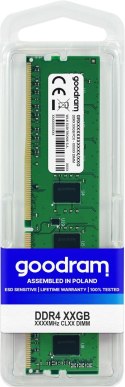 Pamięć GoodRam GR2400D464L17S/8G (DDR4 DIMM; 1 x 8 GB; 2400 MHz; CL17) GoodRam