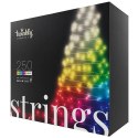 Twinkly Strings - 250 RGB+W Ciąg świetlny, przezroczysty przewód, typ wtyczki F Twinkly