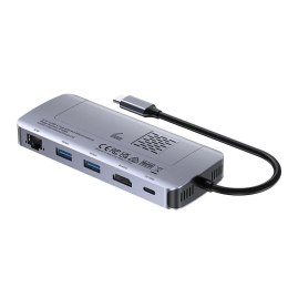 UNITEK AKTYWNY HUB USB-C 10GBPS,M.2,HDMI, PD 100W UNITEK