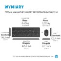 Zestaw klawiatura + mysz HP 330 Wireless Mouse and Keyboard Combo czarne 2V9E6AA Hewlett-Packard