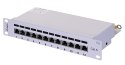 Patch panel Lanberg PPF6-9012-S (1U; 10"; kat. 6; FTP; 12xRJ-45) Lanberg