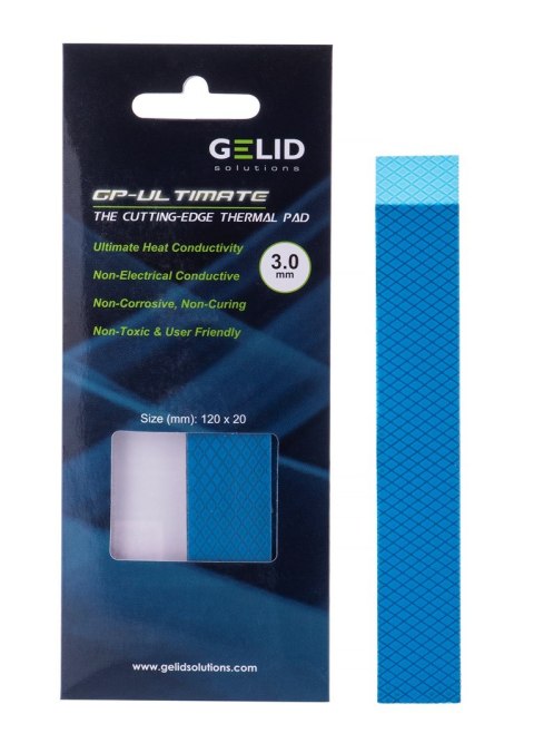 Termopady Gelid Ultimate 120x20x3.0mm TP-GP04-R-E GELID