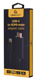 GEMBIRD ADAPTER USB TYP-C DO HDMI (M) 4K 60HZ, 2M GEMBIRD