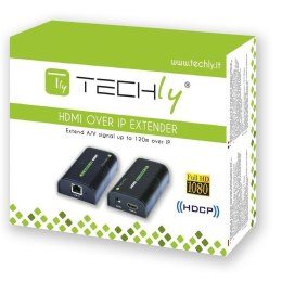 TECHLY EXTENDER SPLITTER HDMI PO SKRĘTCE OVER IP DO 120M 1080P IDATA EXTIP-373 TECHly