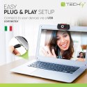 TECHLY KAMERA USB INTERNETOWA FULLHD 1080P Z MIKRO TECHly