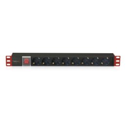 TECHLY LISTWA ZASILAJĄCA RACK 19 1U 250V/16A 8X SC TECHly