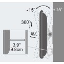 TECHLY UCHWYT ŚCIENNY TV LED/LCD 13-30 CALI 23KG O TECHly