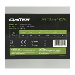 Zasilacz Qoltec 02 ATX 425W BULK II (425 W; Pasywne; 120 mm) Qoltec