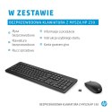 Zestaw klawiatura + mysz HP 230 Wireless Mouse and Keyboard Combo bezprzewodowe białe 3L1F0AA Hewlett-Packard