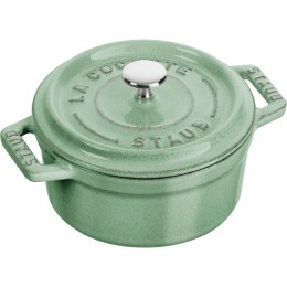 Mini garnek żeliwny okrągły Staub - 250 ml, Miętowy STAUB