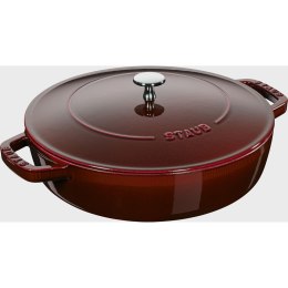 Głęboka patelnia do duszenia z pokrywką Staub - 24 cm, Grenadynowy STAUB