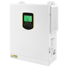 Qoltec Hybrydowy inwerter solarny Off-Grid 2.5kVA| 2.5kW | 100A | MPPT | LCD | BMS | Sinus Qoltec